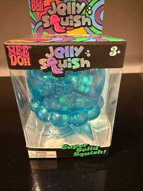 Jelly Squish Blue Super Solid Squish Kids Toy